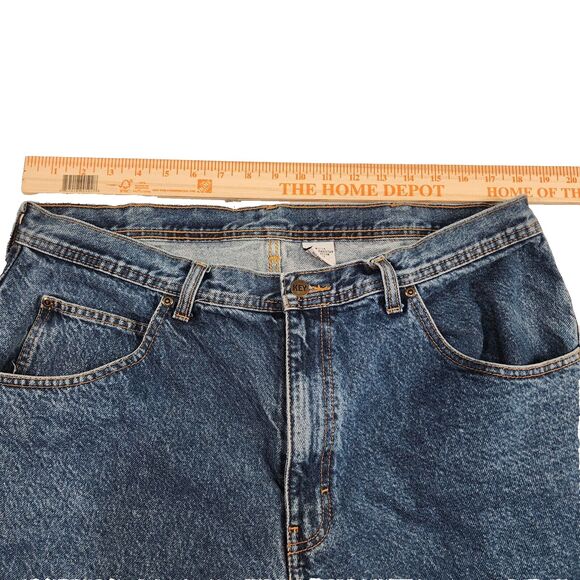 Key Blue Jean Denim Work Jeans Mens 38x30 Durable Heavy Weight Denim Pants - Picture 7 of 7